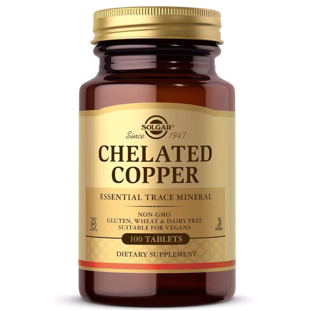 Solgar Chelated Copper 100 Tabs 1