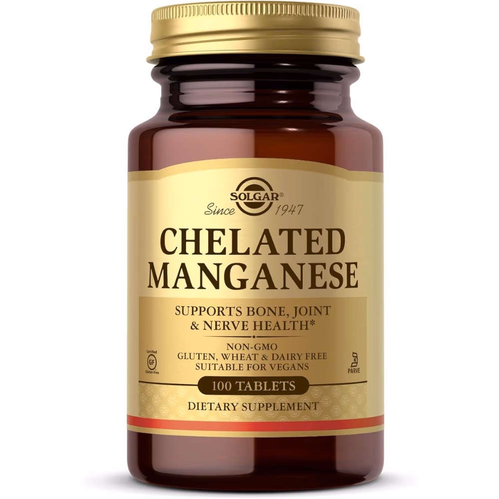 Solgar Chelated Manganese 100 Tabs