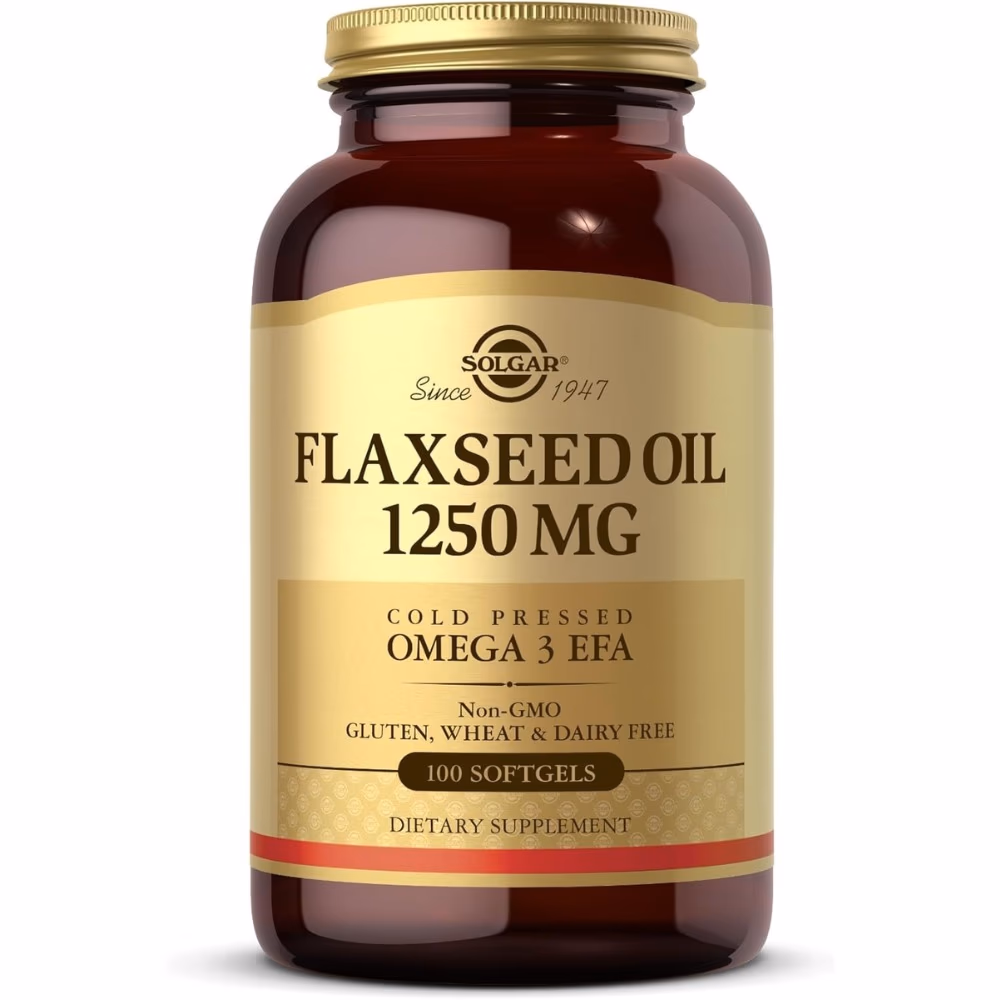Solgar Flaxseed 1250mg 100 Softgels