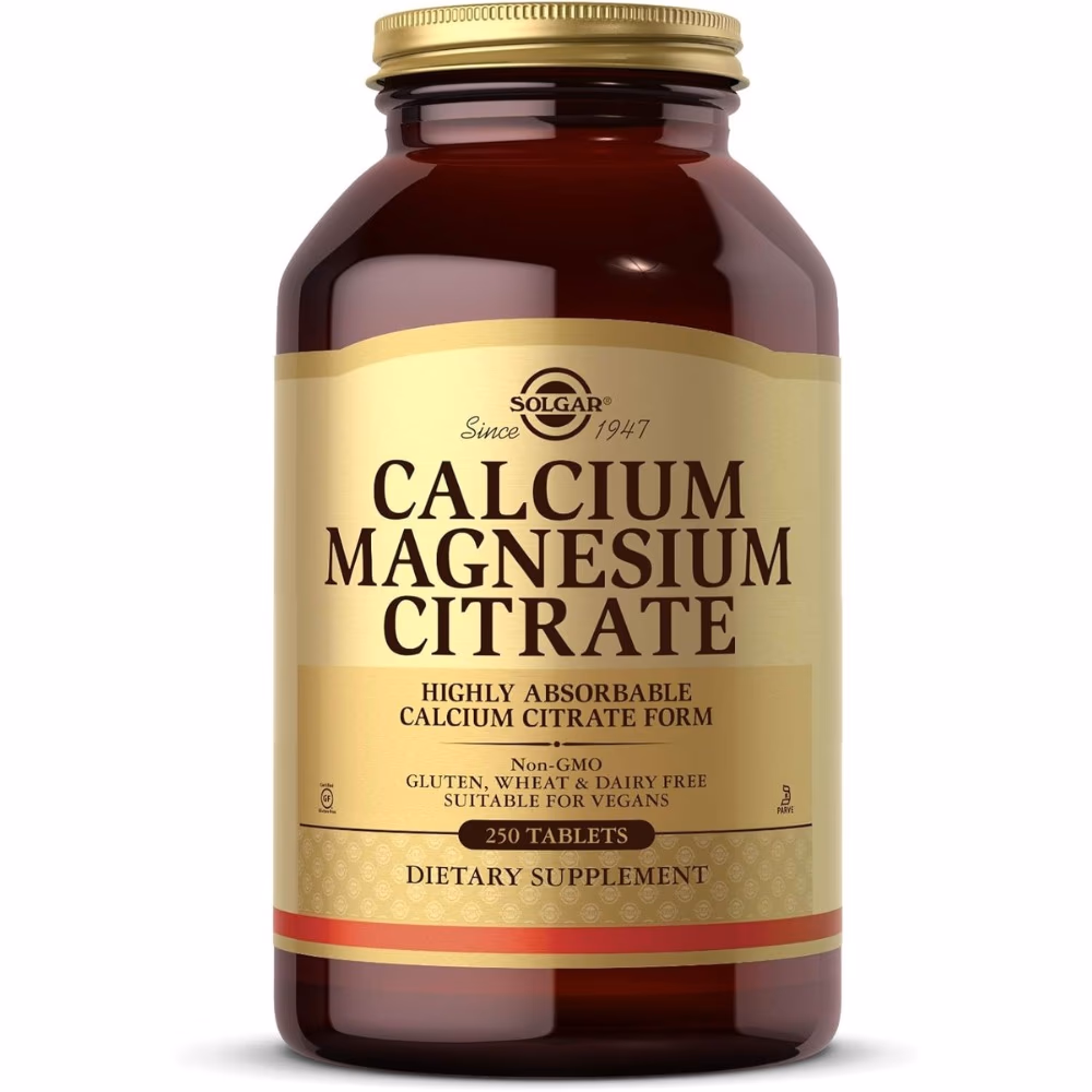 Solgar Calcium Magnesium Citrate 250 Tabs