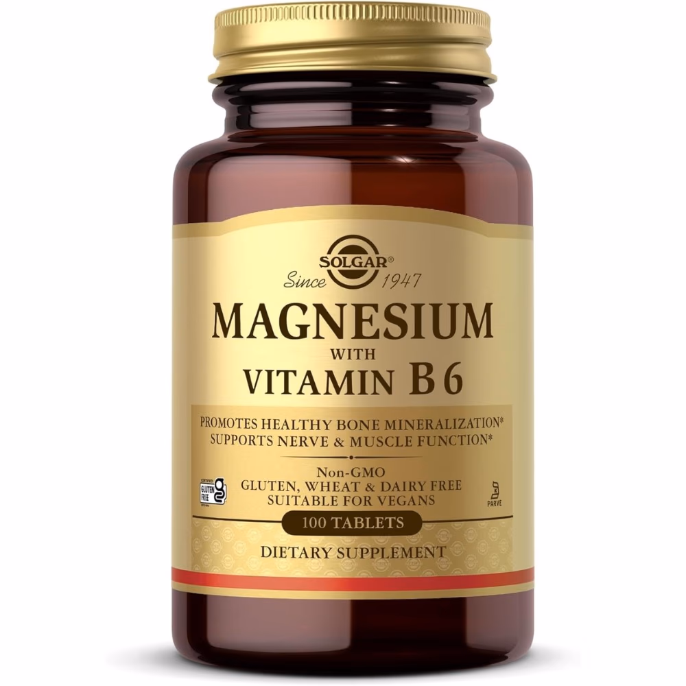 Solgar Magnesium with Vitamin B6 100 Tabs