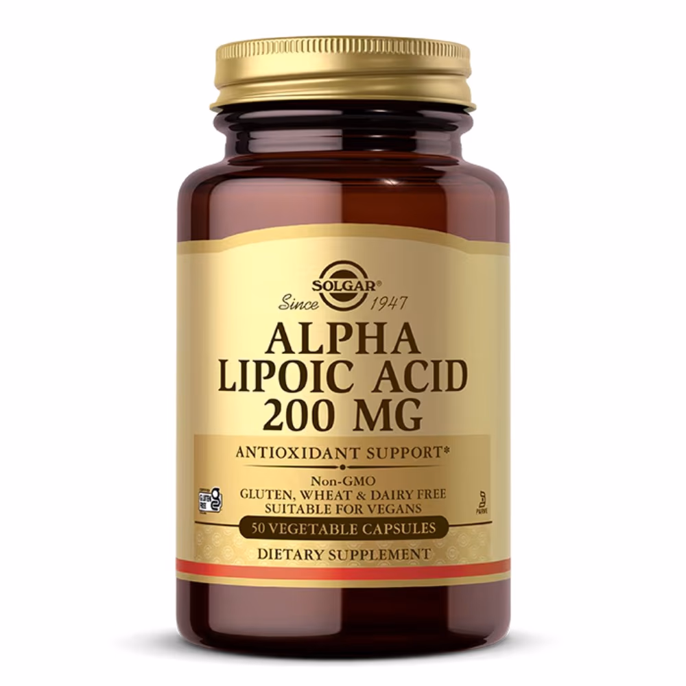 Solgar Alpha Lipoic Acid 200mg 50 Veg Capsules