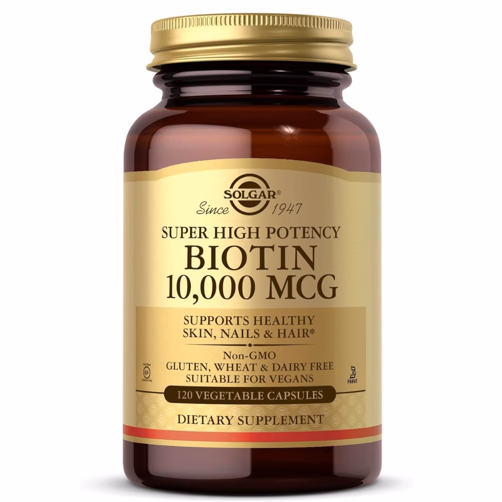 Solgar Biotin 10,000mcg 120 Veg Caps