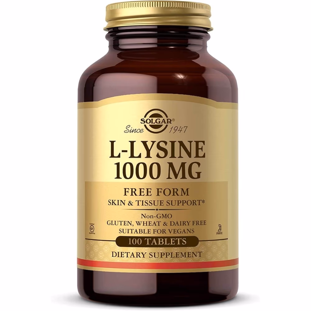 Solgar L-Lysine 1000mg 100 Tablets 1