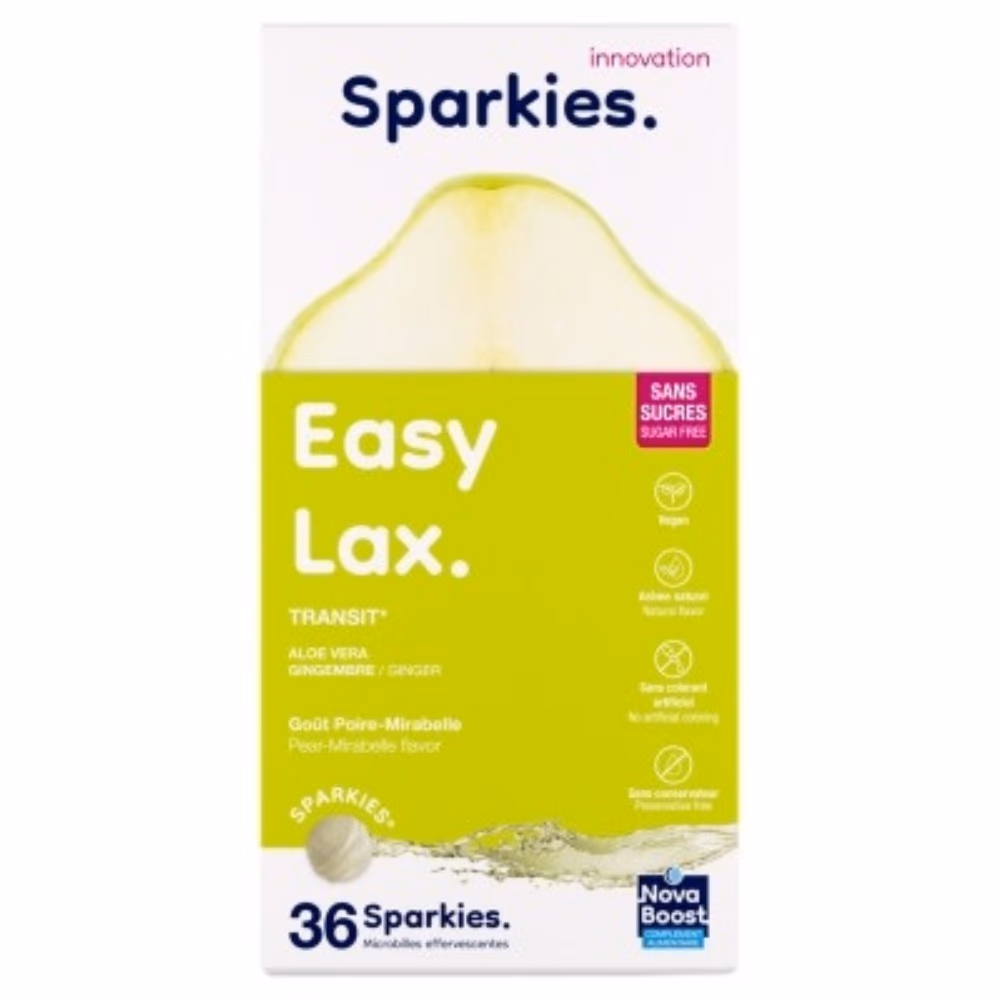 Sparkies Easy Lax Effervescent SF Pear Mira Flavor 36s 1