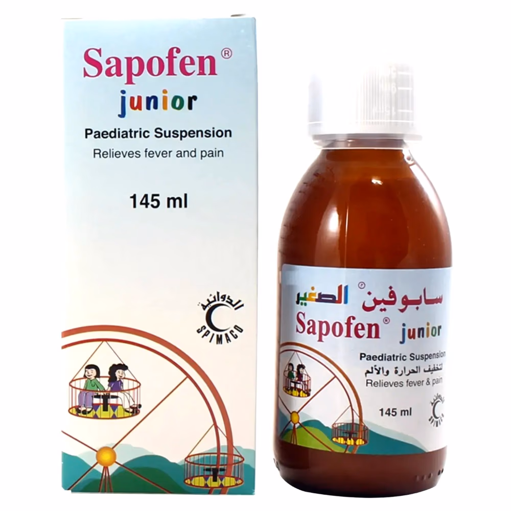 Sapofen Junior 100mg/5ml Suspension 145ml 1