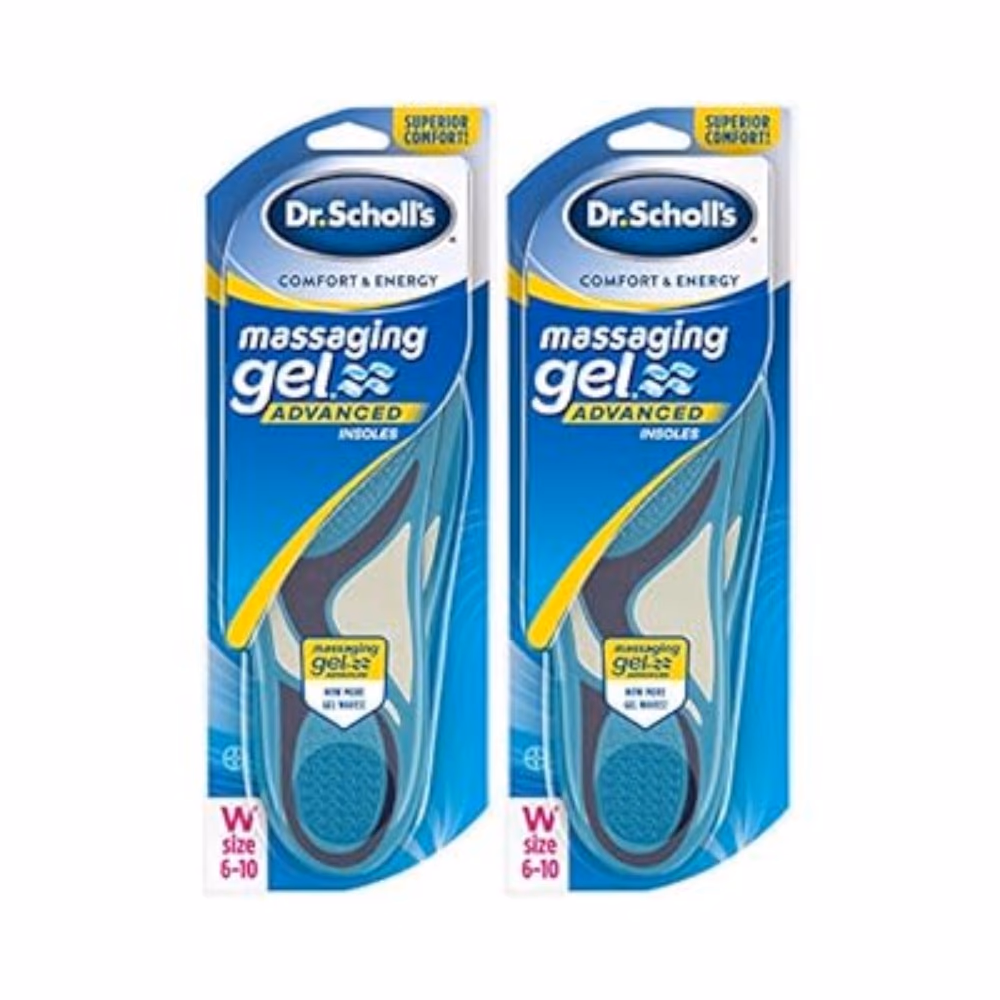 Scholl Comfort Massaging Gel Insoles Women 6-10 1