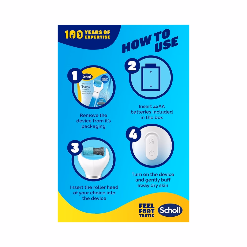 Scholl Velvet Smooth Limited Edition Pedicure Roller 2