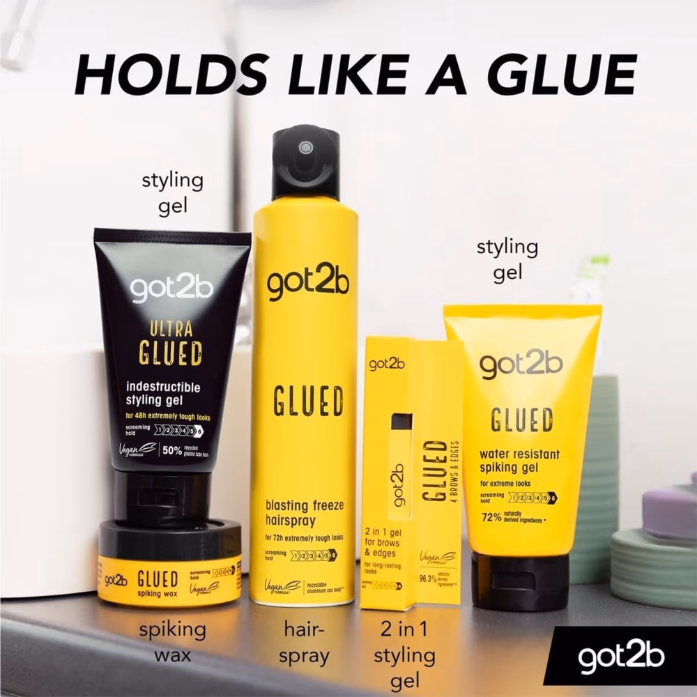 Got2b Glued Water Resistant Gel 150ml 5