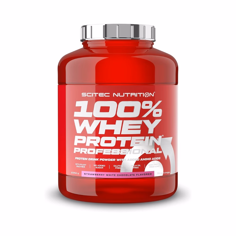 Scitec 100% Whey Strawberry White Chocolate 2350g 1