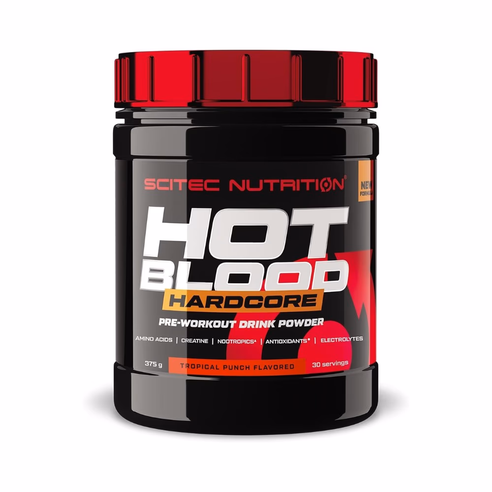 Scitec Hot Blood Hardcore Tropical Punch 375g 1