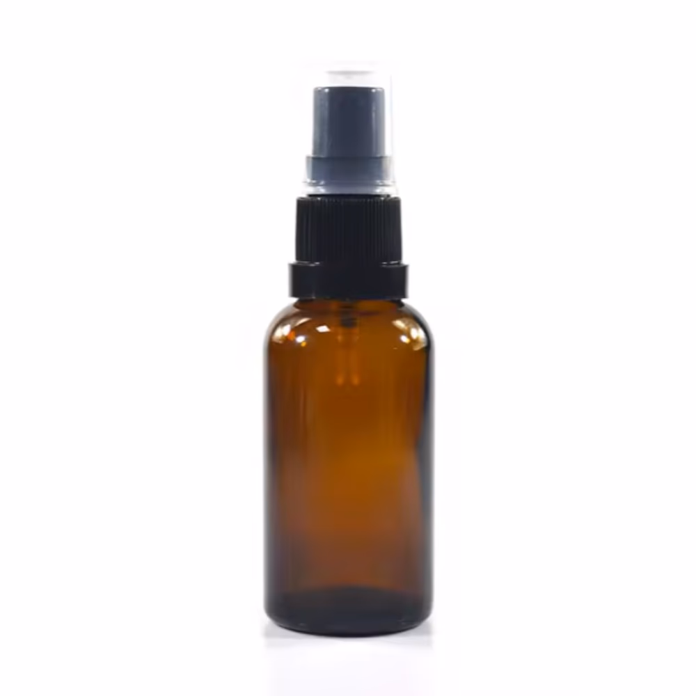 Now Empty Amber Glass Bottle 60ml