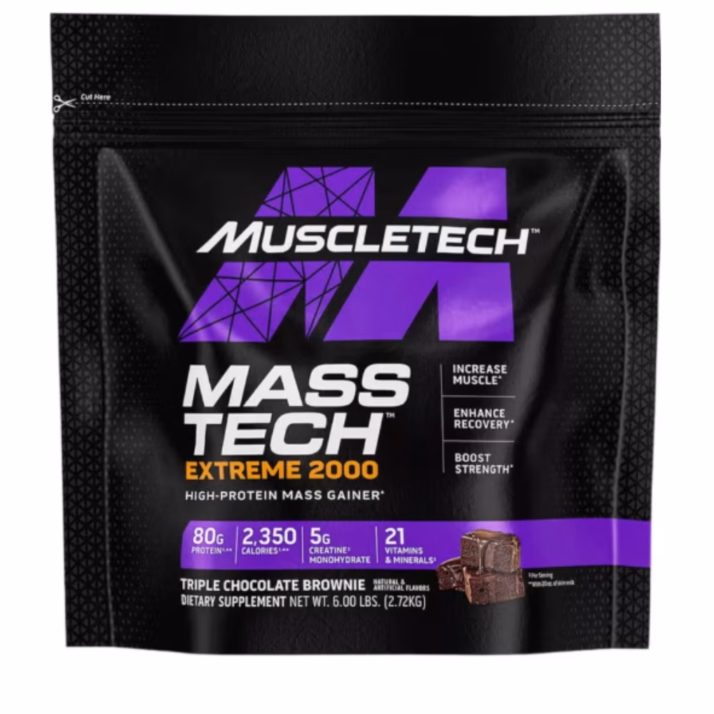 MuscleTech Mass Tech Extreme 2000 - Triple Chocolate Brownie (6lbs)