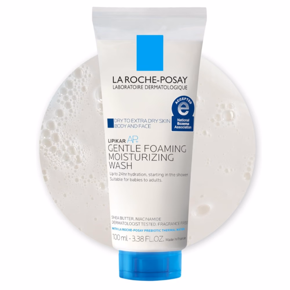 La Roche‑Posay Lipikar AP+ Gentle Foaming Moisturizing Wash – 200 ml