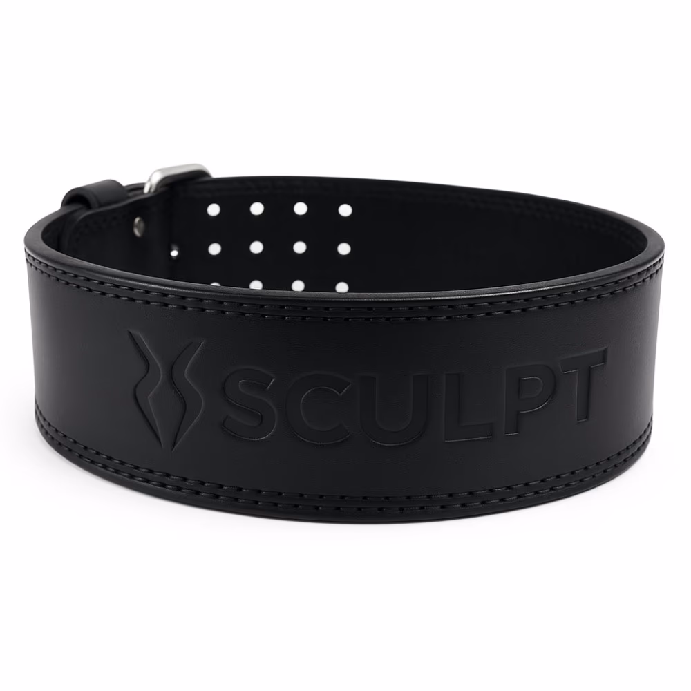 Sculpt Leather Belt Black Medium 1