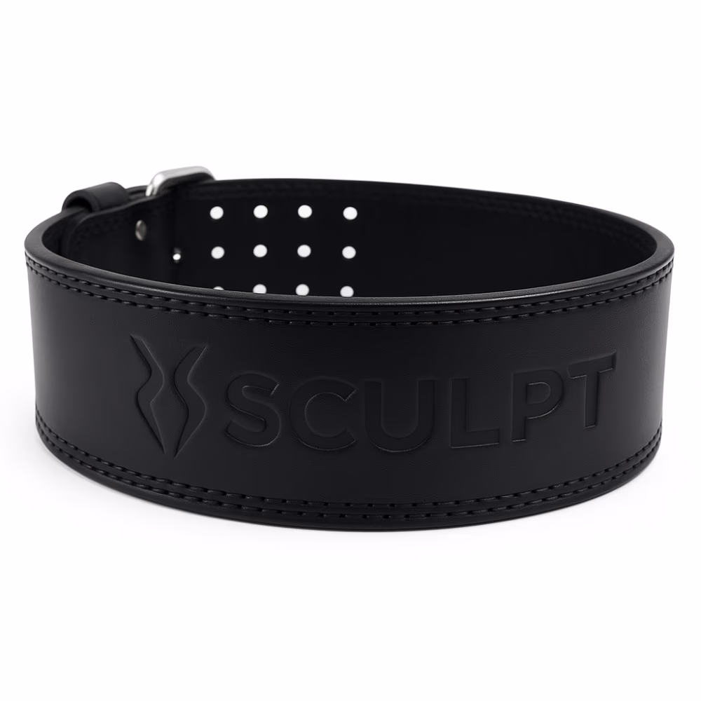 Sculpt Leather Belt Black 2XL