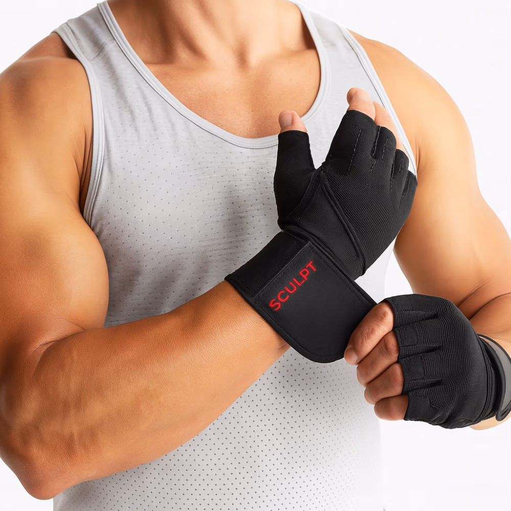Sculpt Pro Wrist Wrap Gloves Large 2