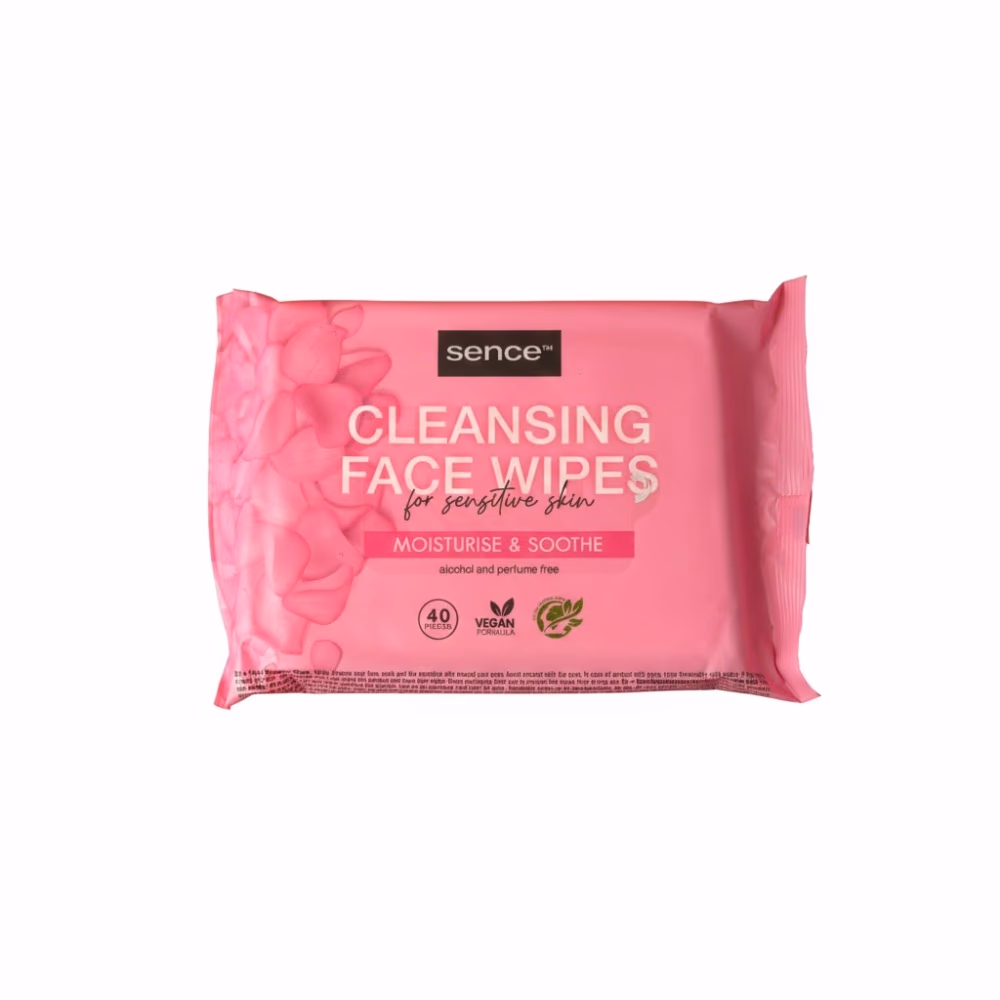 Sence Cleansing Face Sensitive Skin - 20 Wipes 1