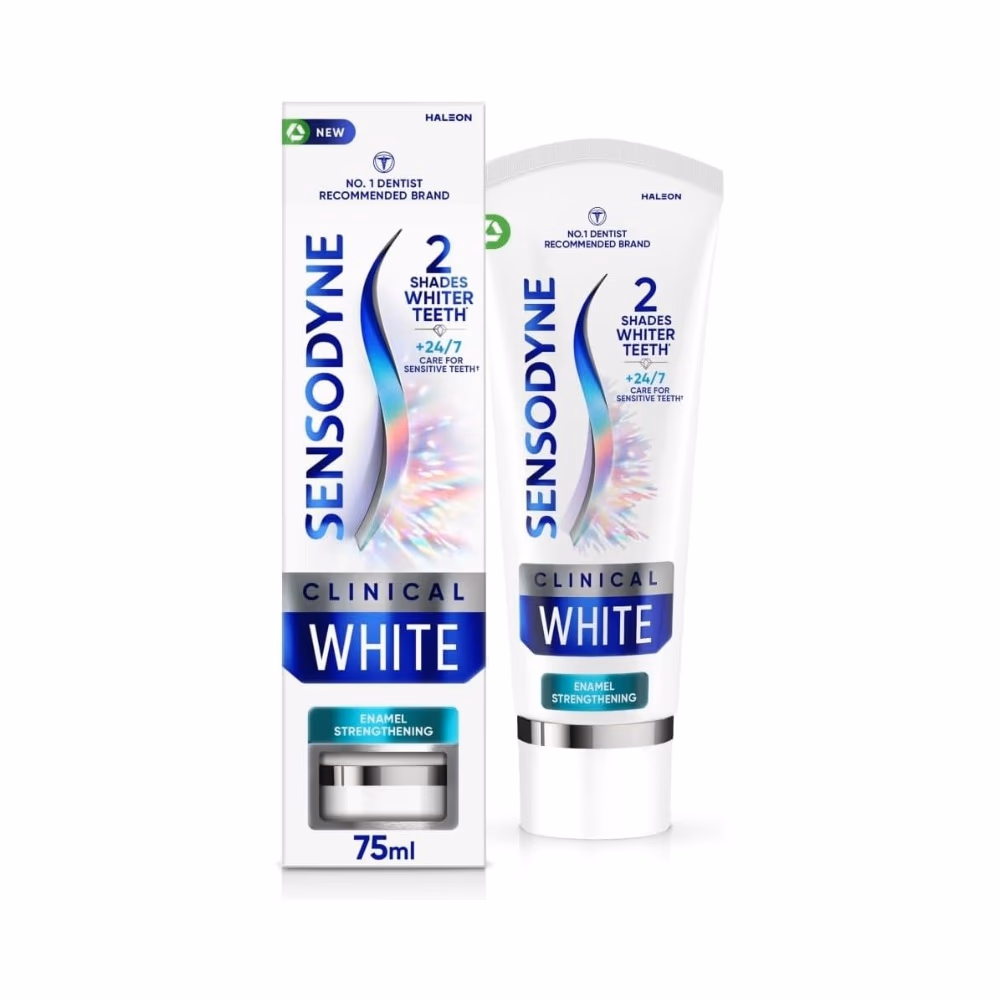 Sensodyne Clinical White Enamel Strengthening Toothpaste 75ml 1