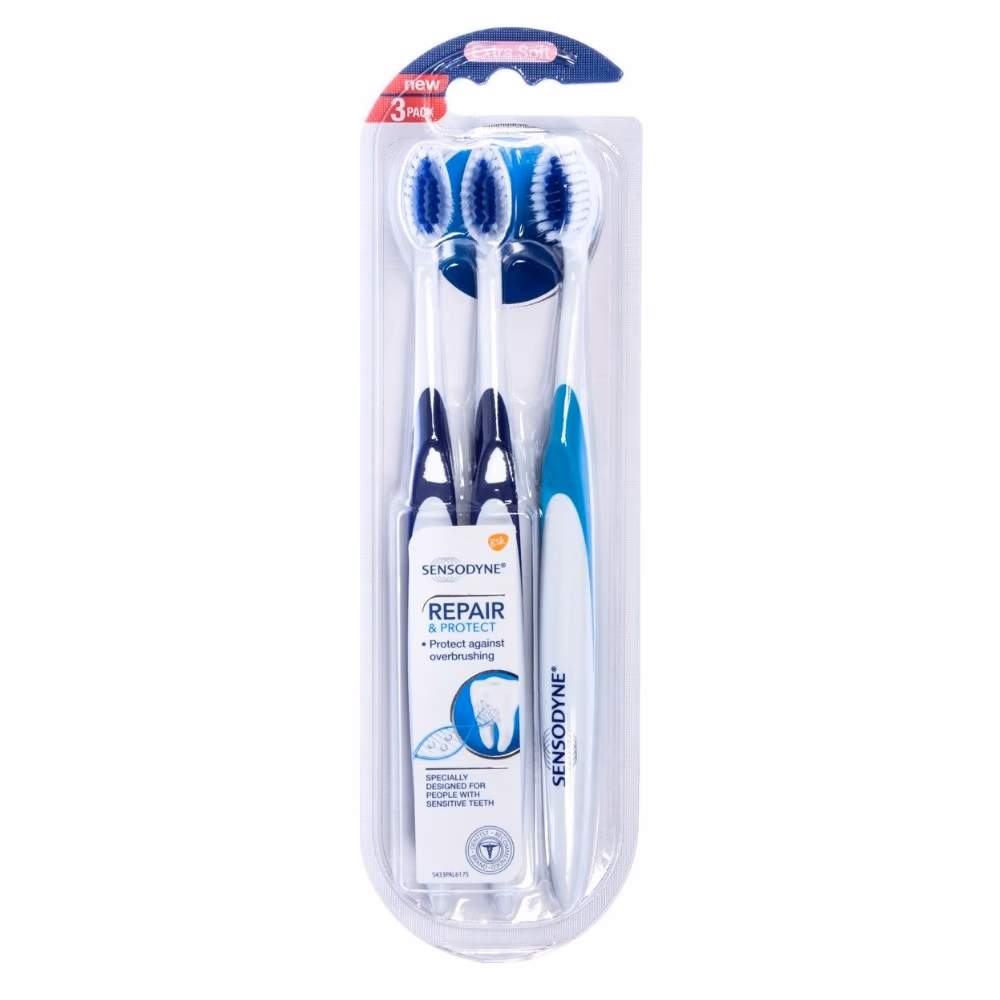 Sensodyne Toothbrush Repair & Protect Extra Soft 3s