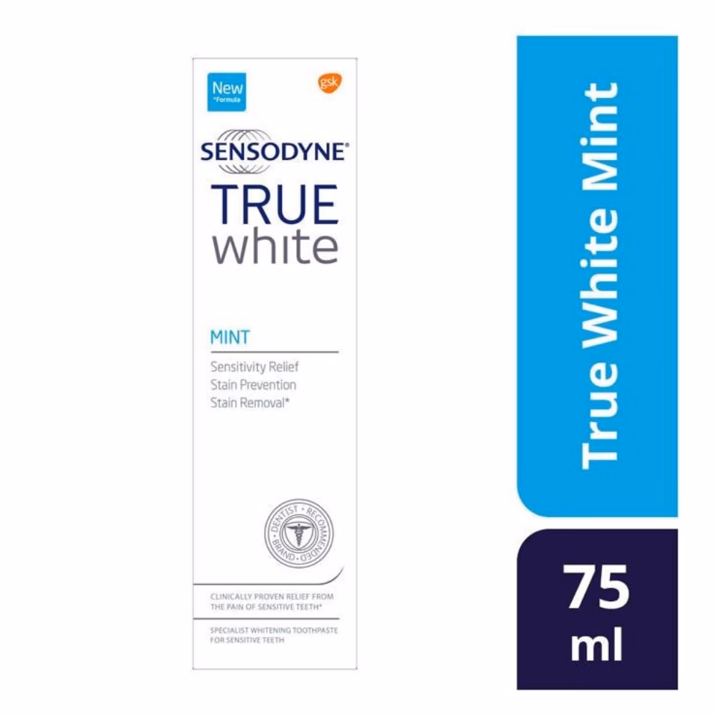 Sensodyne True White Mint Toothpaste 75ml