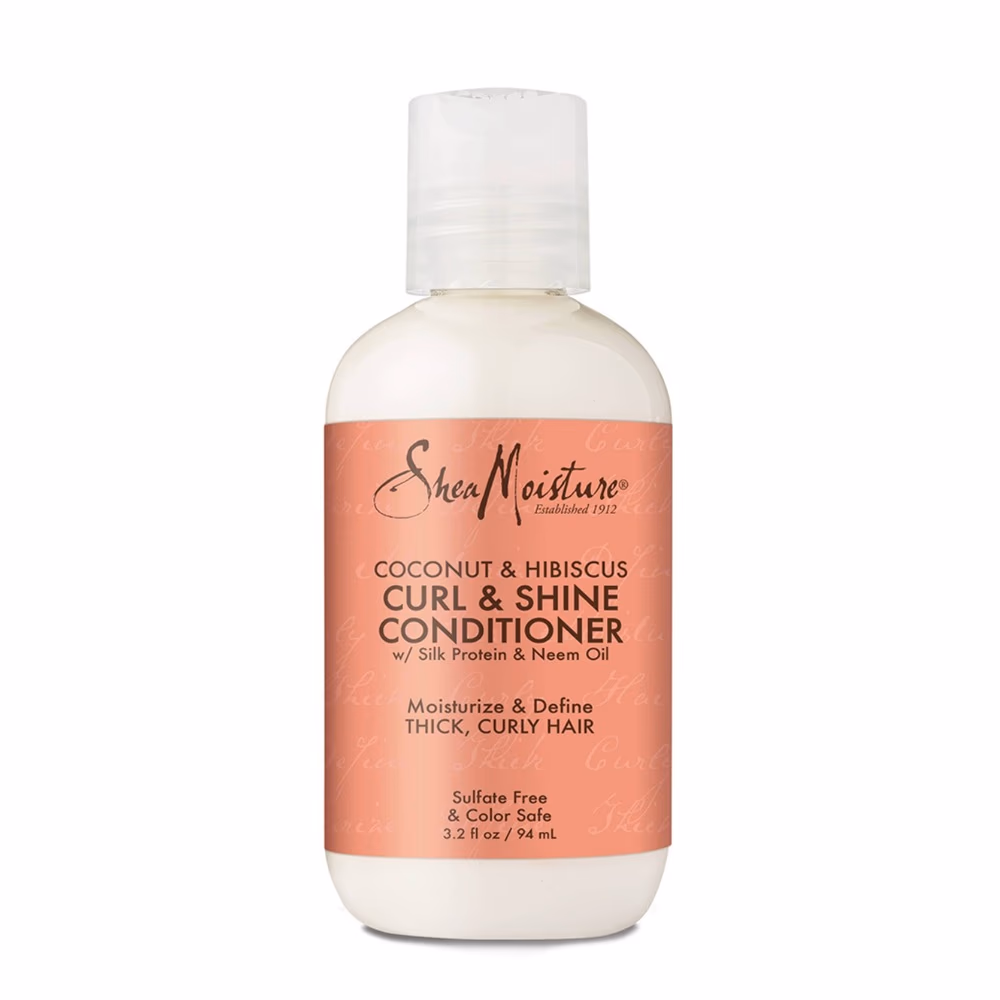 Shea Moisture Coconut & Hibiscus Curl & Shine Conditioner 95ml  1