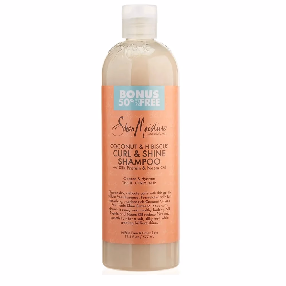 Shea Moisture Coconut & Hibiscus Curl & Shine Shampoo 586m 1