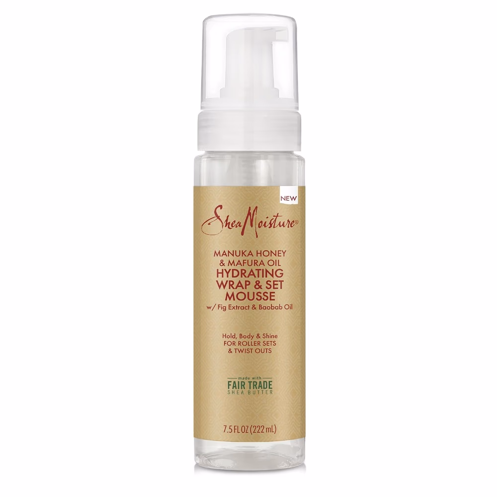 Shea Moisture Hydrating Wrap & Set Mousse Manuka & Mafura 222ml