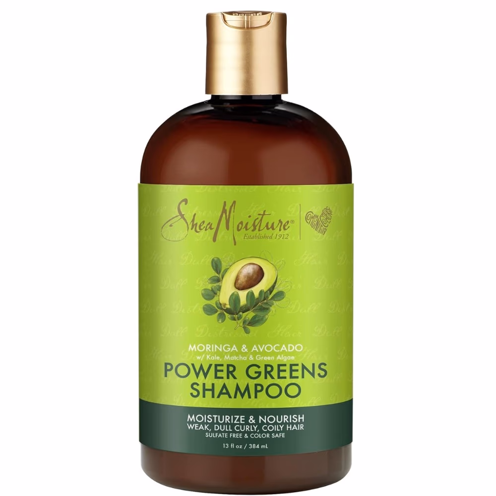 Shea Moisture Moringa & Avocado Power Greens Shampoo 384ml 1