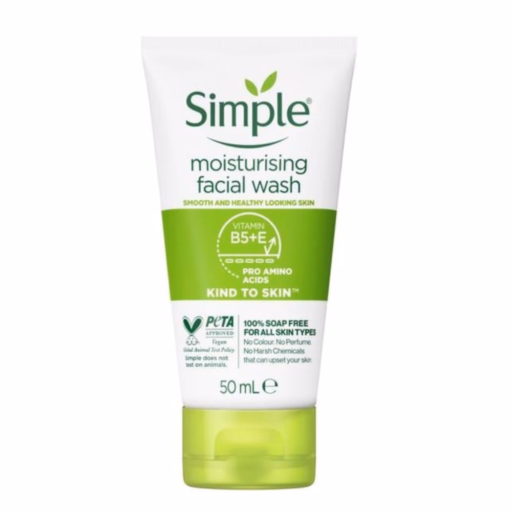 Simple Moisturising Facial Wash 50ML
