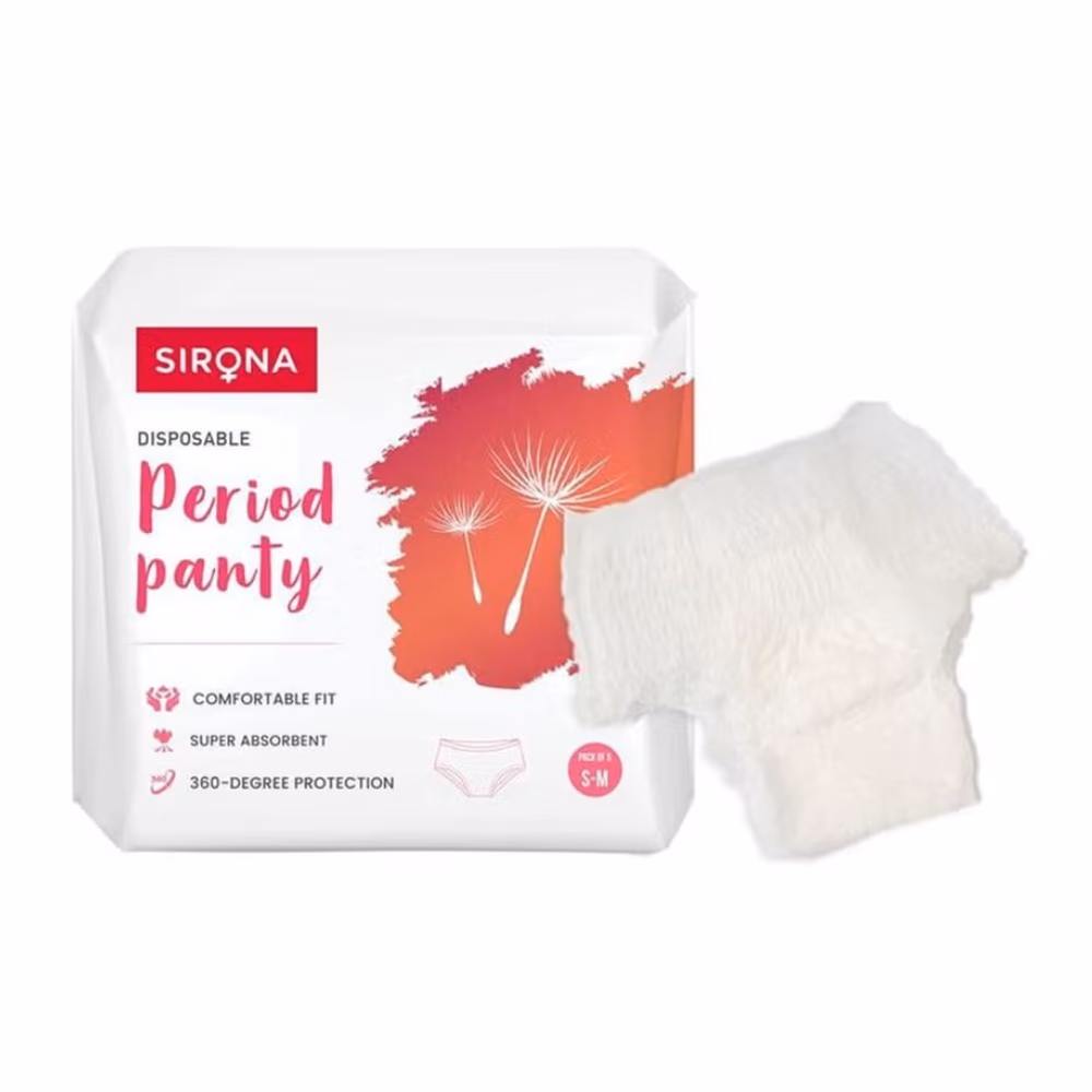 Sirona Disposable Period Panty S-M 5S 1