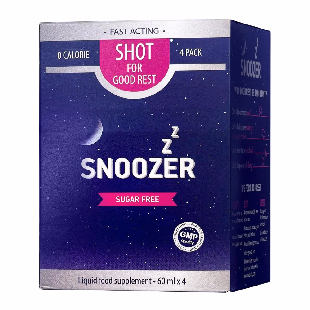 Snoozer Shot Liquid for Sleep 60ml x 4pcs