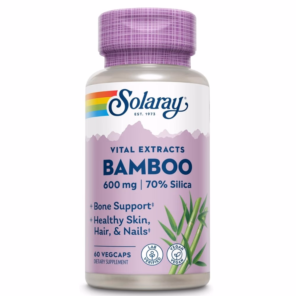 Solaray Bamboo 600mg 60 Veg Caps