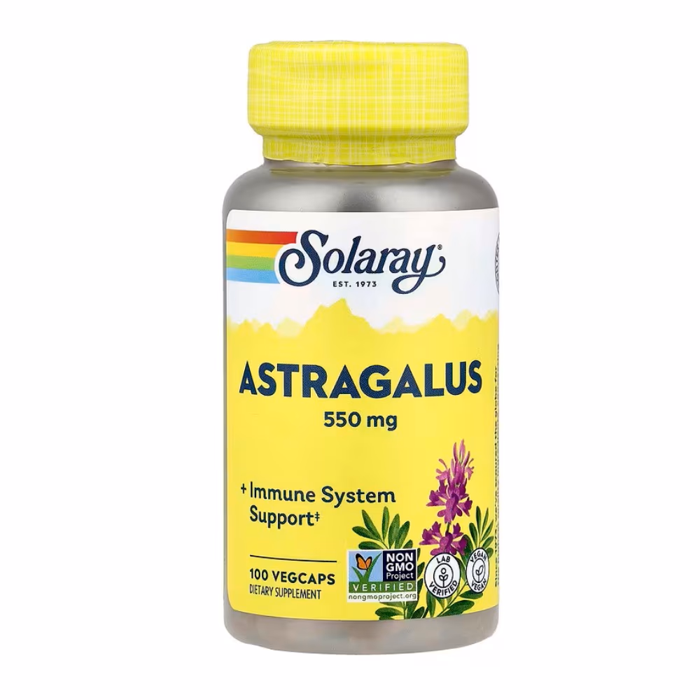 Solaray Astragalus 550mg - 100 Veg Capsules