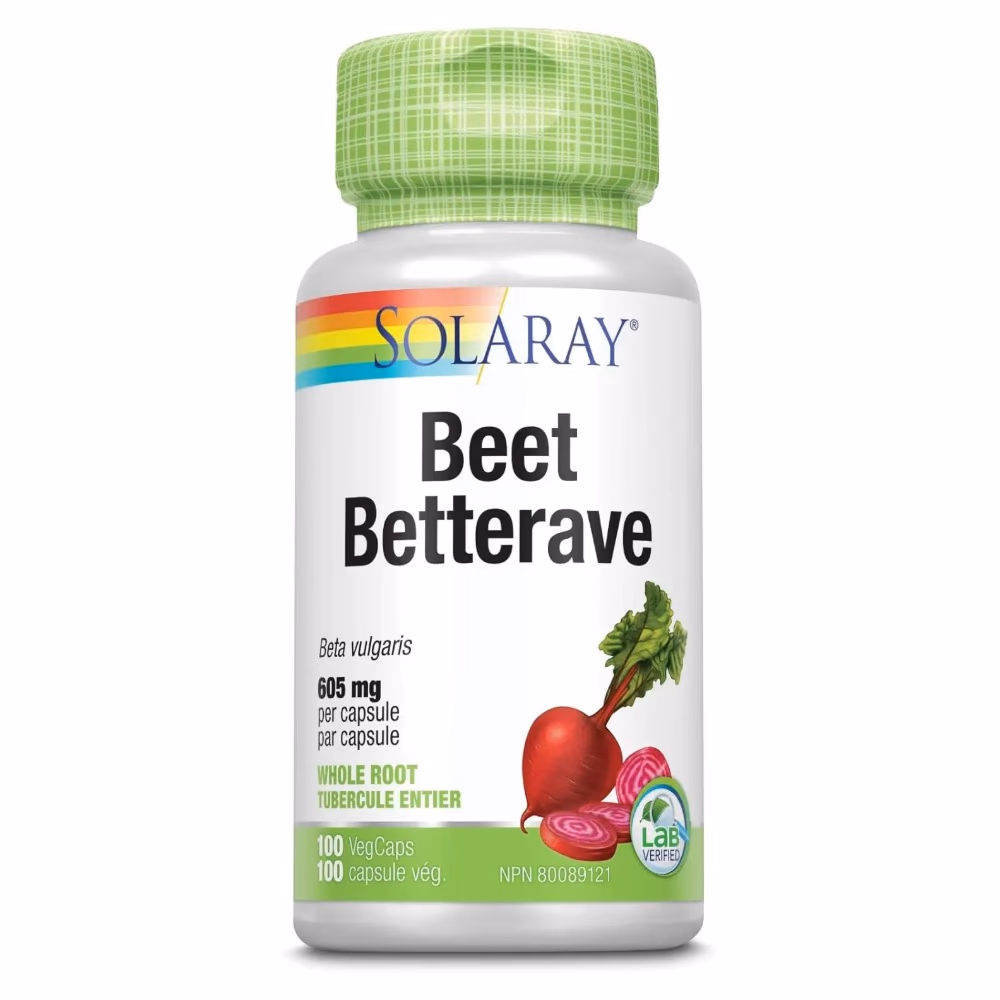 Solaray Beet 605mg-100 Capsules