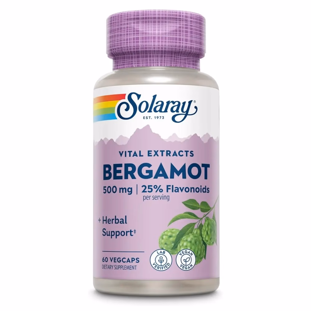 Solaray Bergamot Extract 500mg -60 Capsules