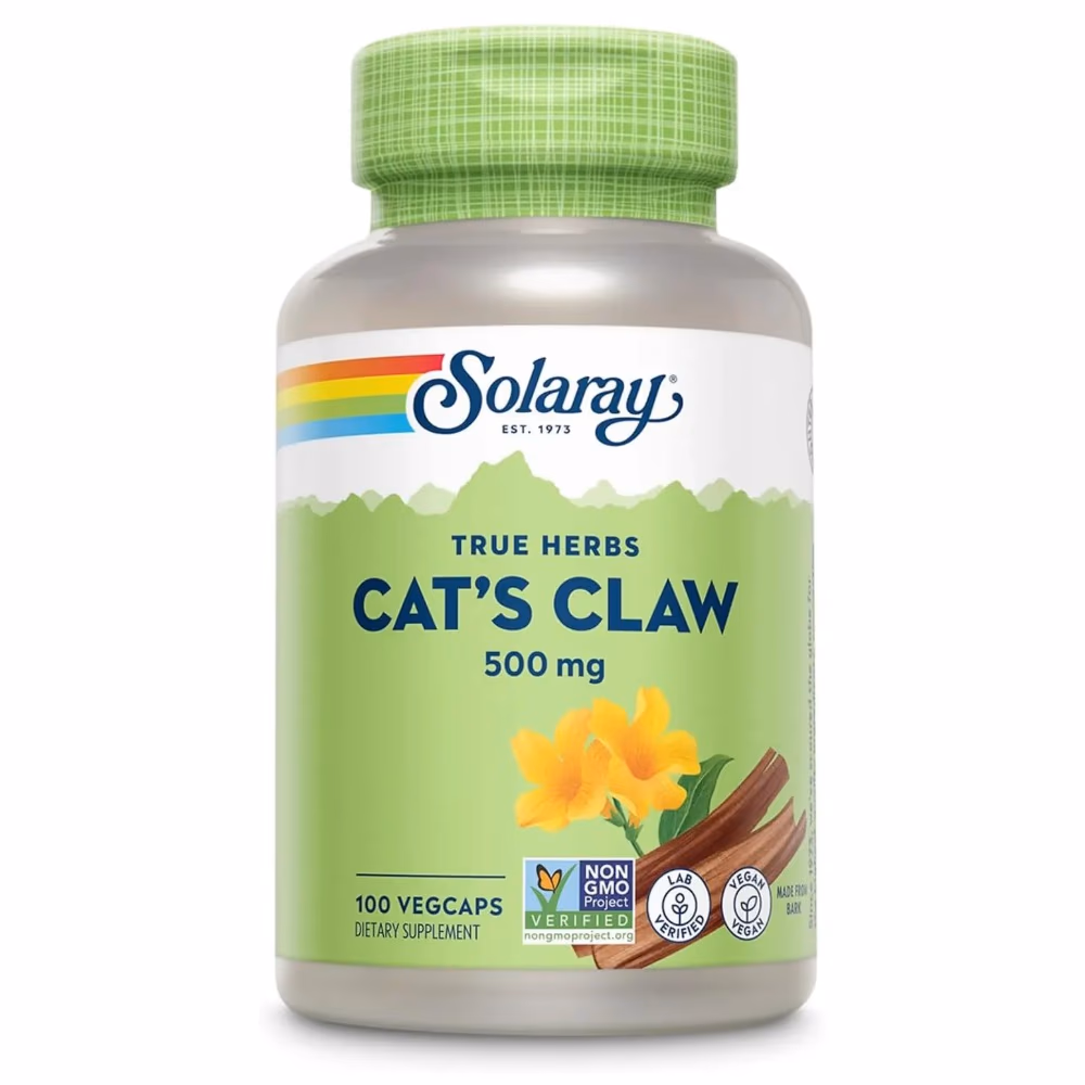 Solaray Cats Claw 500mg-100 Capsules 1
