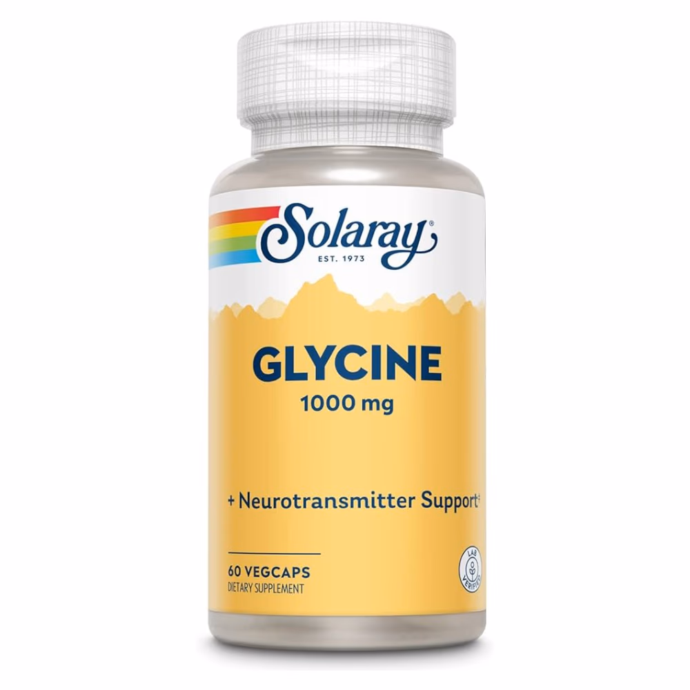 Solaray Glycine 1000mg-60 Capsules 1