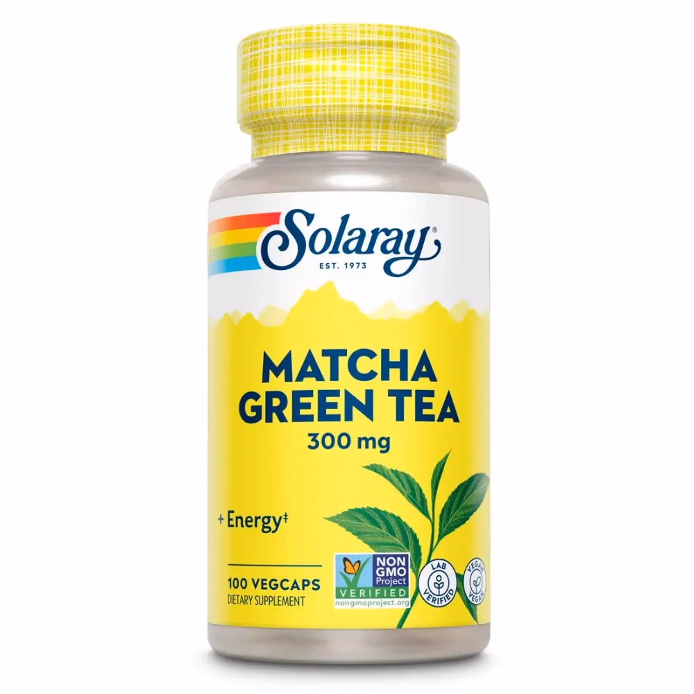 Solaray Matcha Green Tea 300mg -100 Capsules