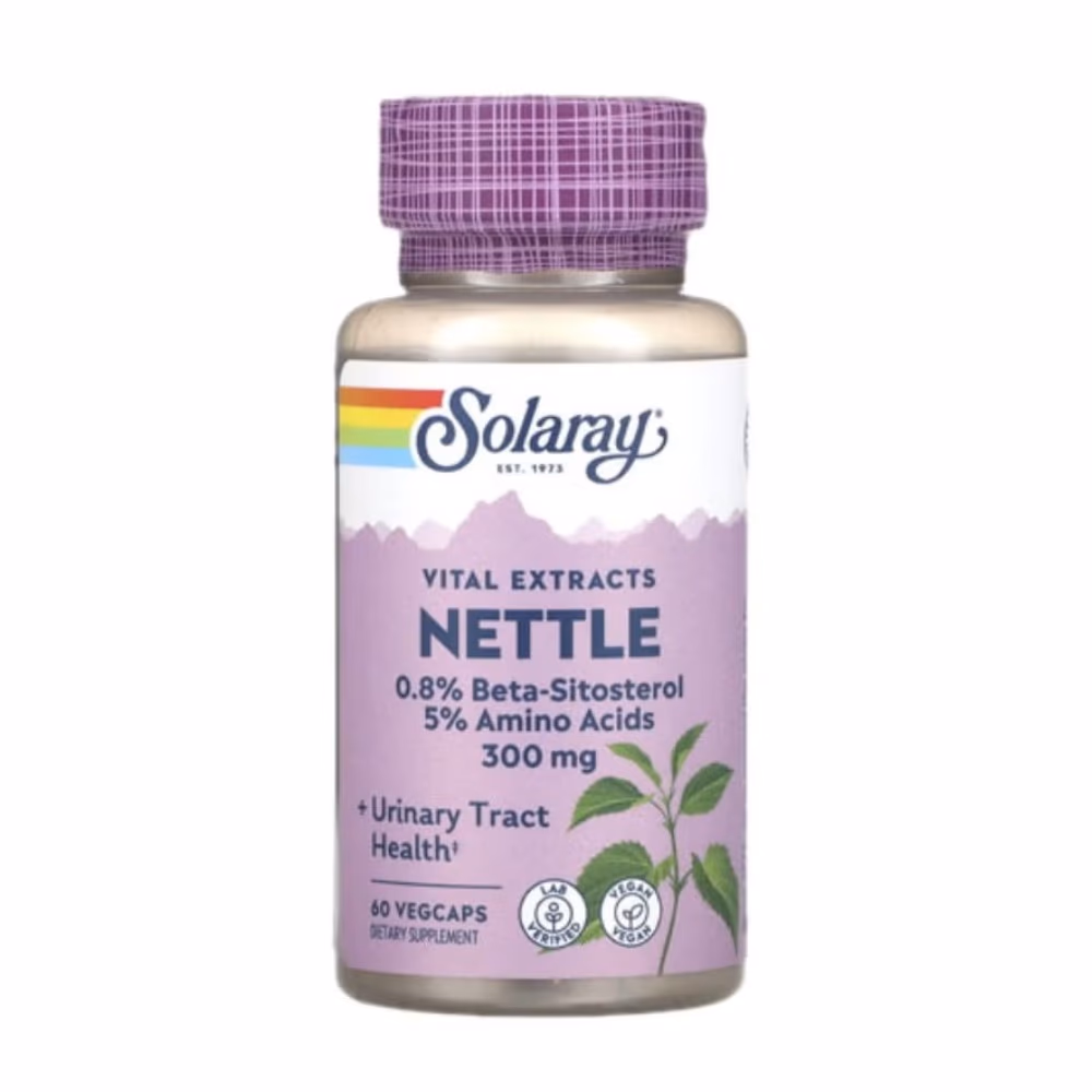 Solaray Nettle 300mg 60 Veg Caps