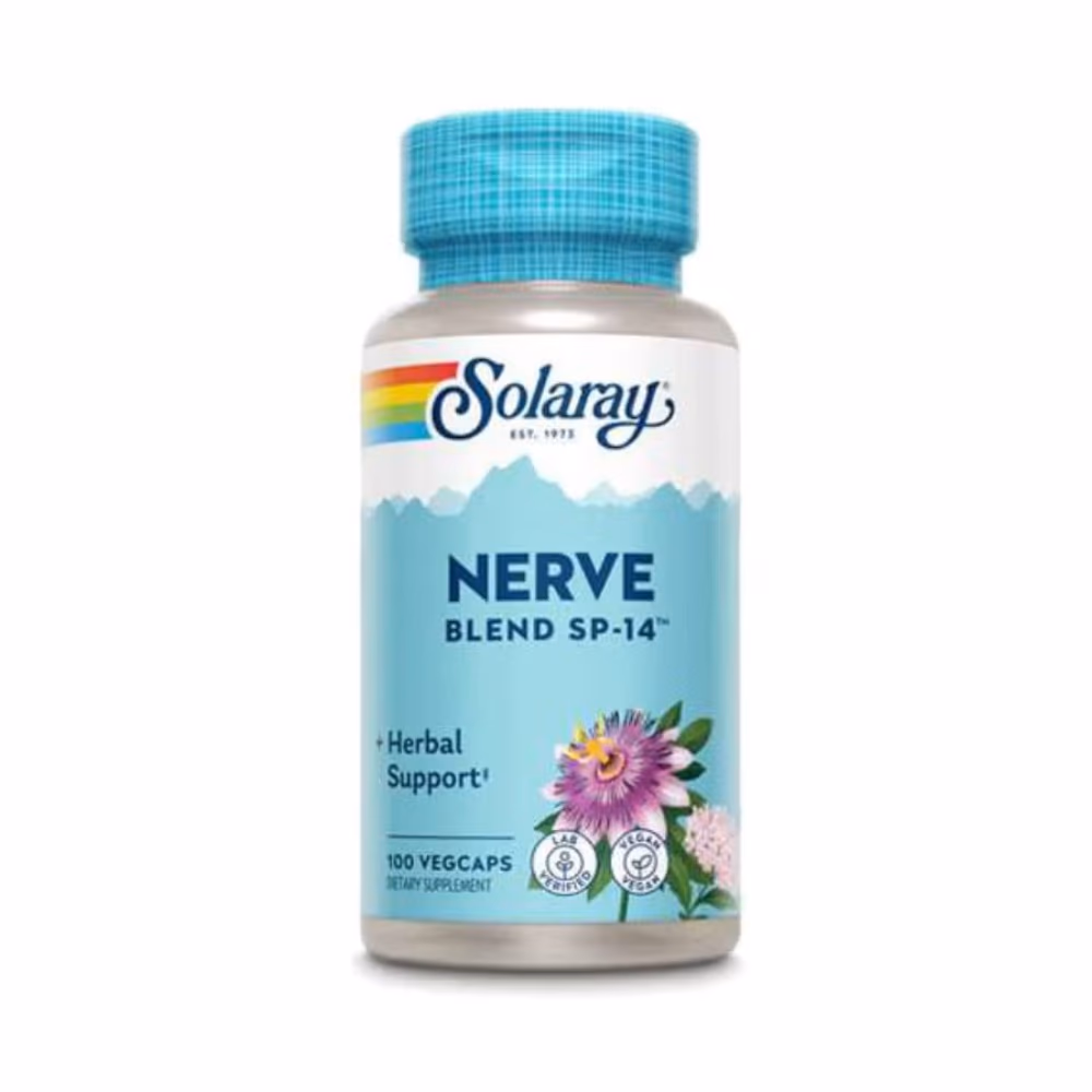 Solaray Nerve Blend 100 Veg Caps 1
