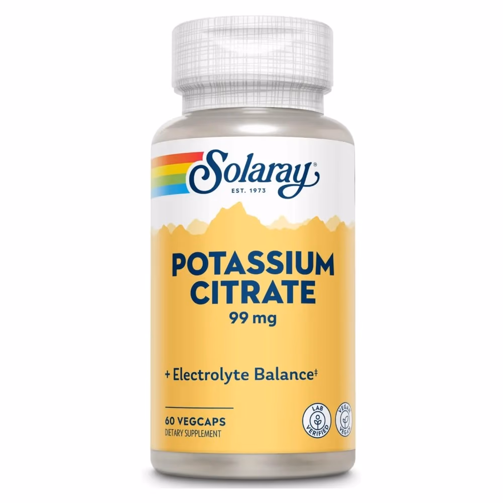 Solaray Potassium 99mg-100 Capsules