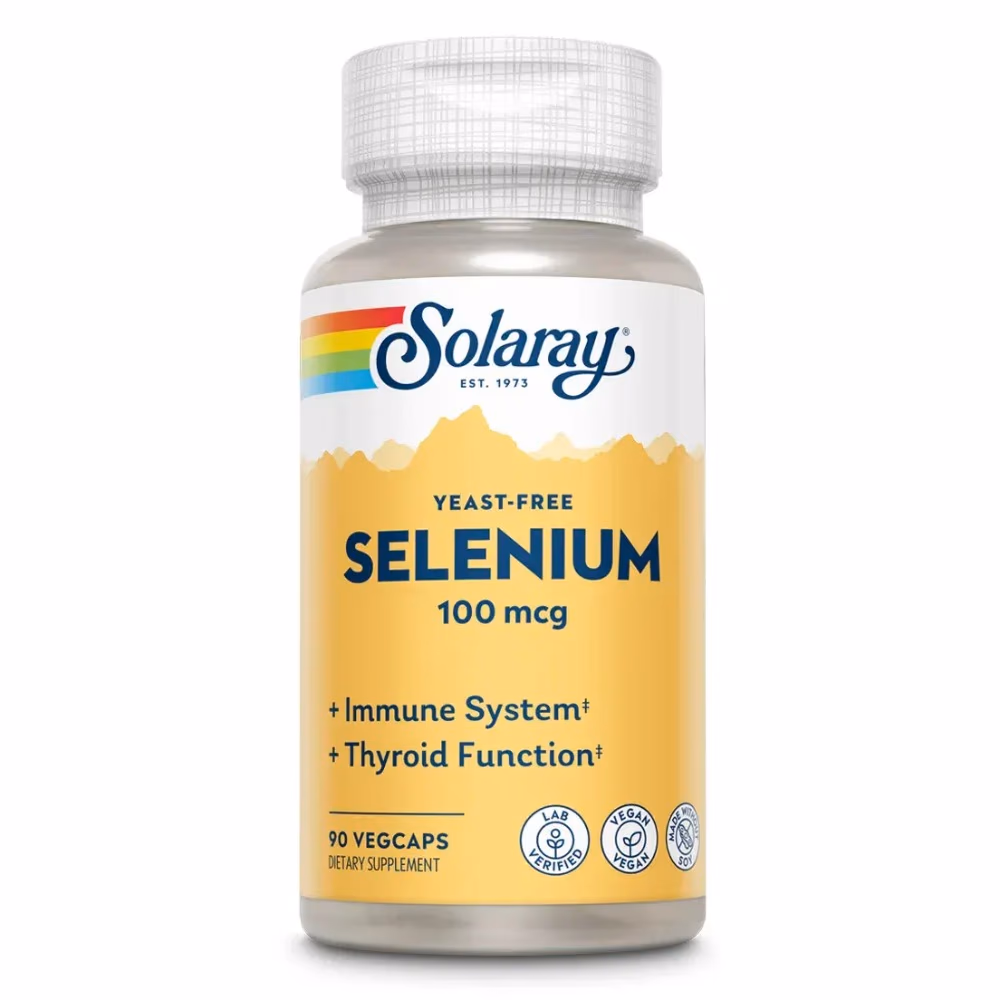 Solaray Selenium 100mcg - 90 Capsules 1