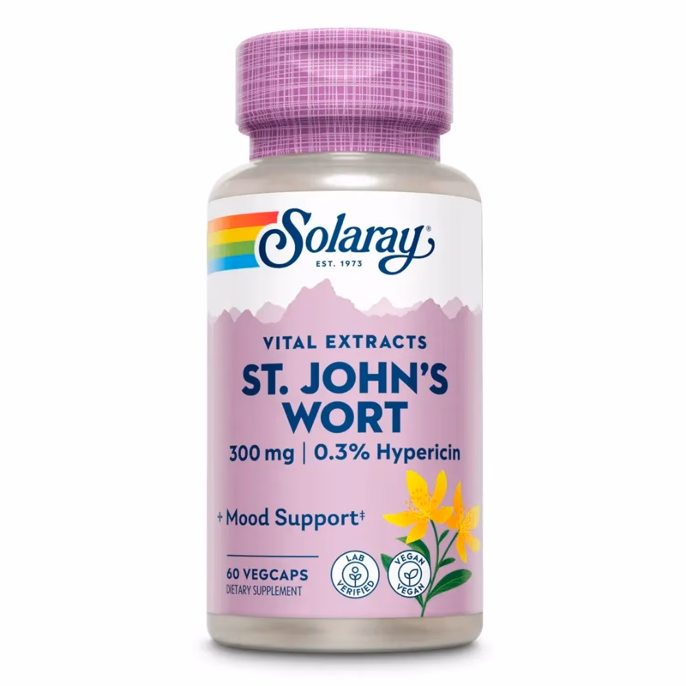 Solaray St. Johns Wort 300mg - 60 Capsules