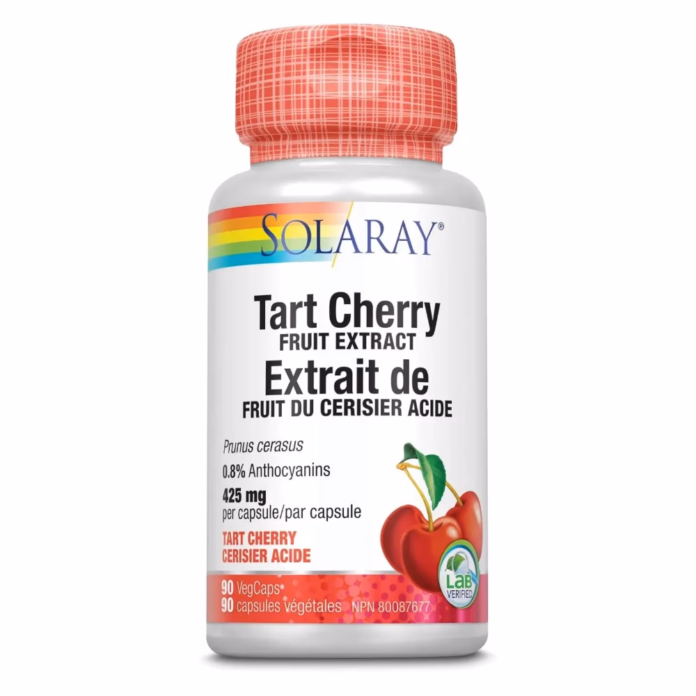 Solaray Tart Cherry Fruit Extract 425mg-90 Capsules