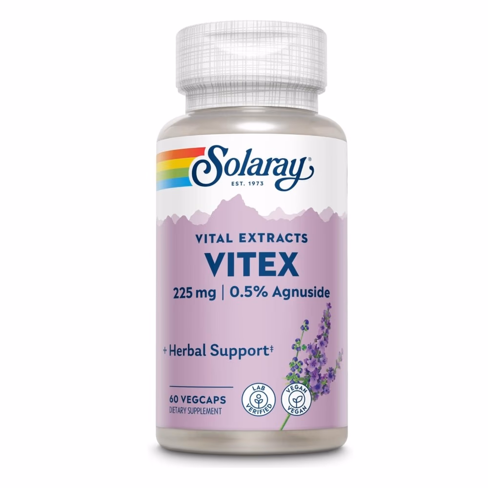 Solaray Vitex 225mg - 60Capsules