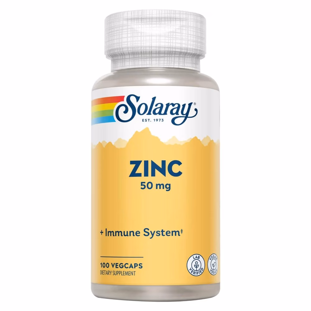 Solaray Zinc 50mg-100 Capsules 1