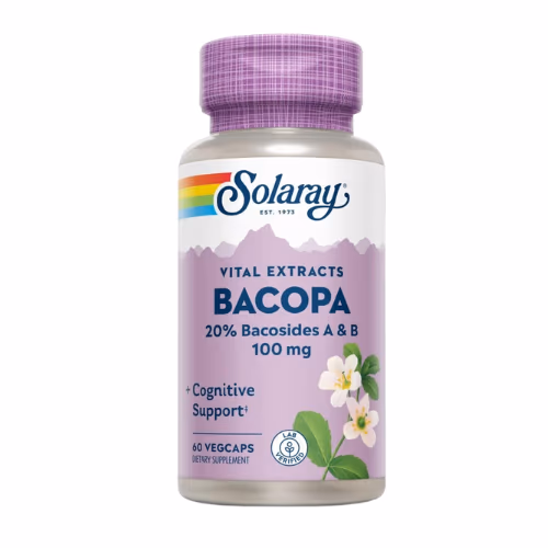 Solaray Bacopa 100mg - 60 Capsules