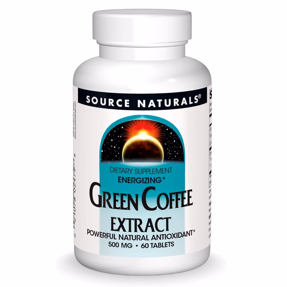 Source Naturals Green Coffee Extract 500mg 60 Tabs