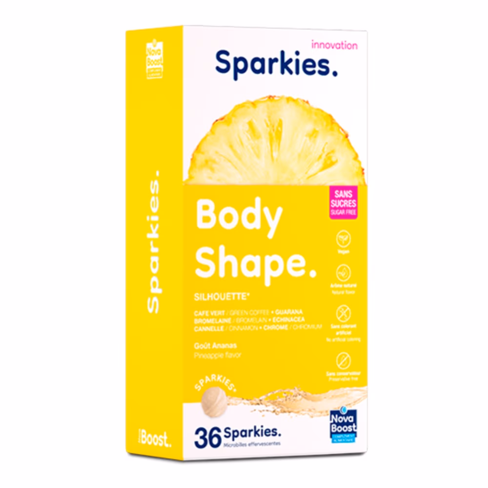 Sparkies Body Shape Effervescent SF Pineapple 36s 1